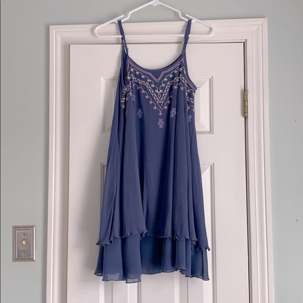 Dress with mesh lining